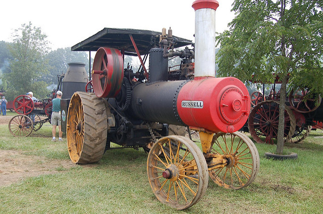 Russell Steam Tractor Pics, Vehicles Collection