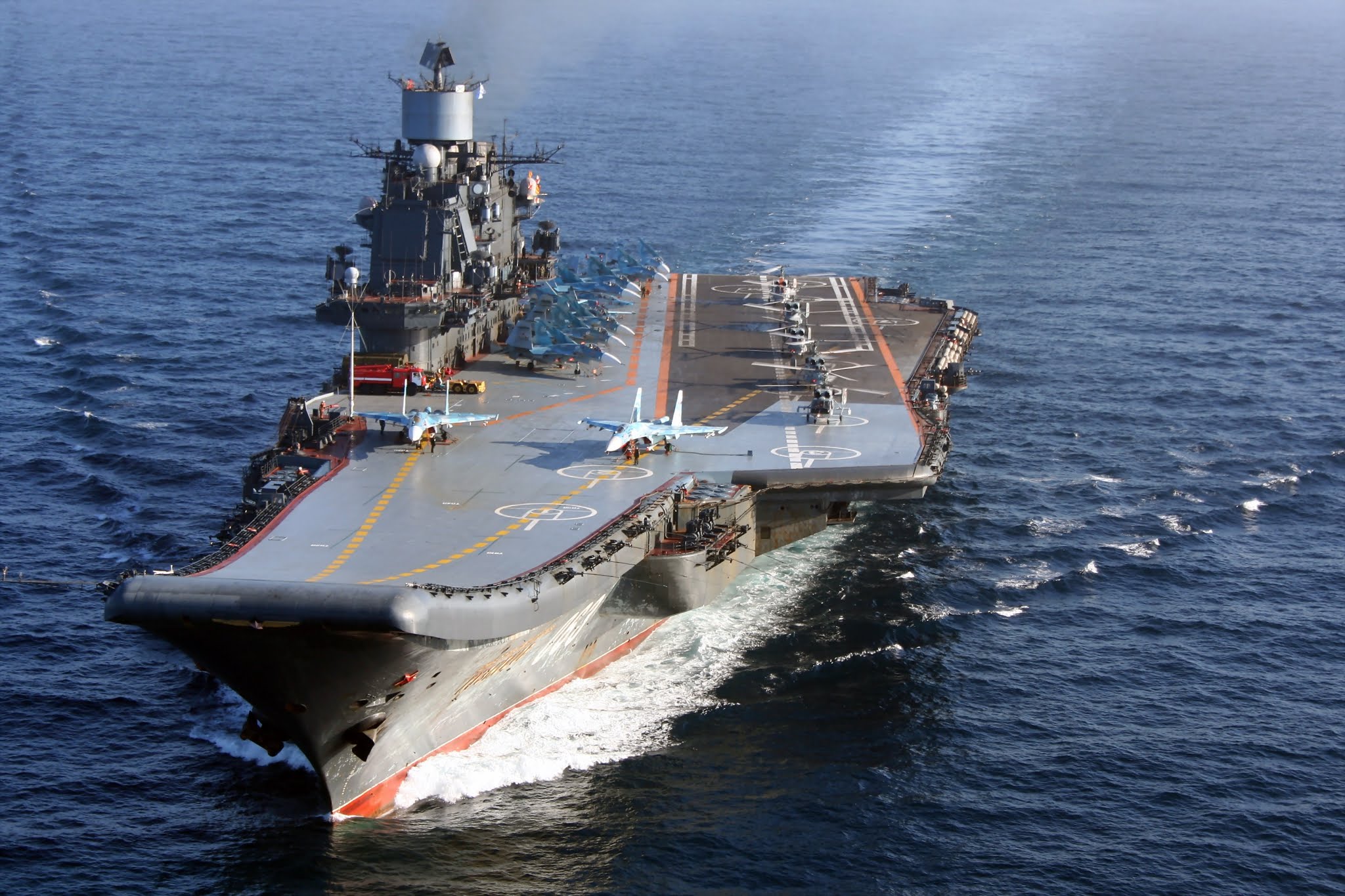 Russian Aircraft Carrier Admiral Kuznetsov Pics, Military Collection