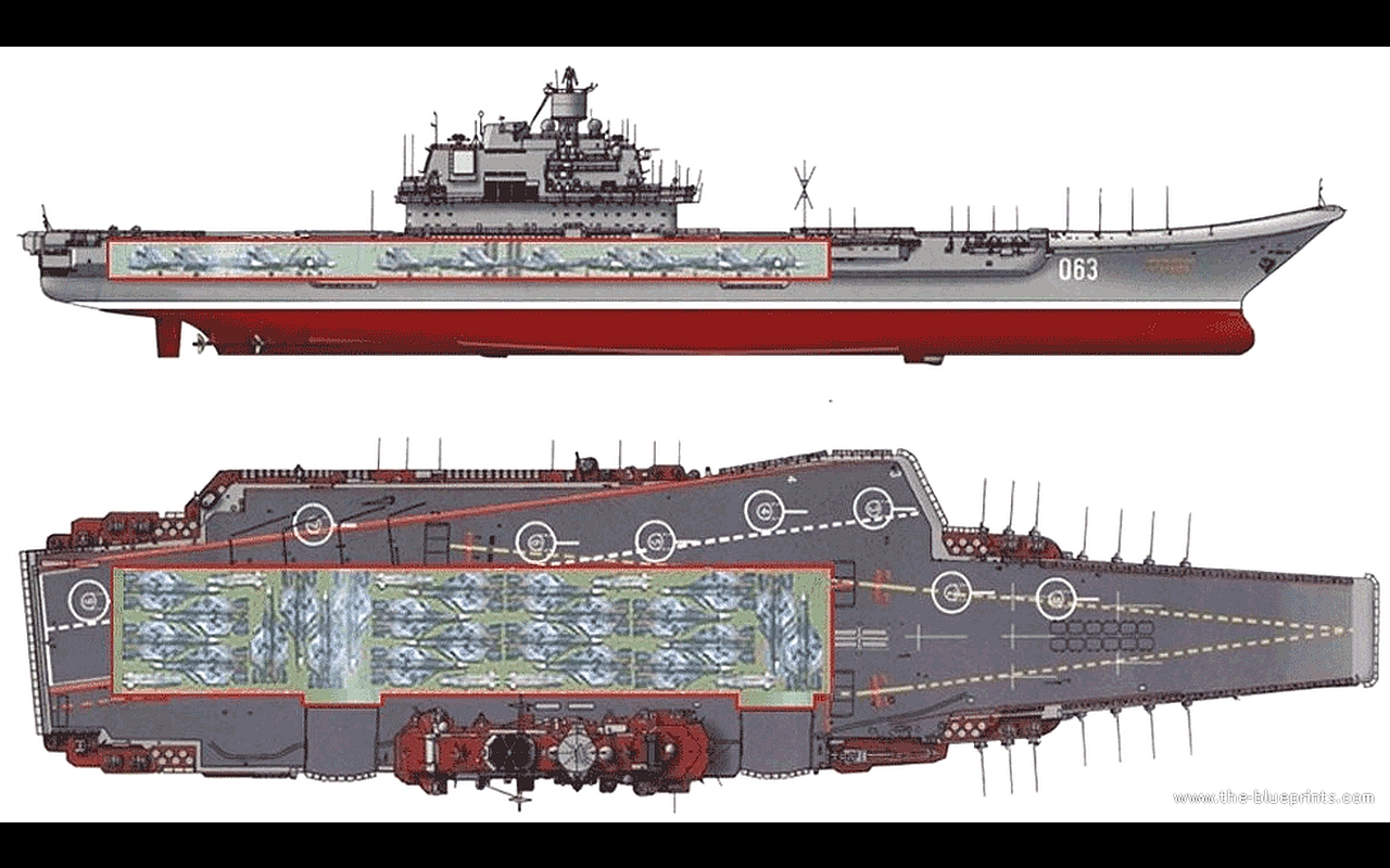 Nice wallpapers Russian Aircraft Carrier Admiral Kuznetsov 1280x800px