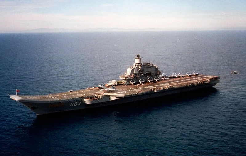 Nice Images Collection: Russian Aircraft Carrier Admiral Kuznetsov Desktop Wallpapers