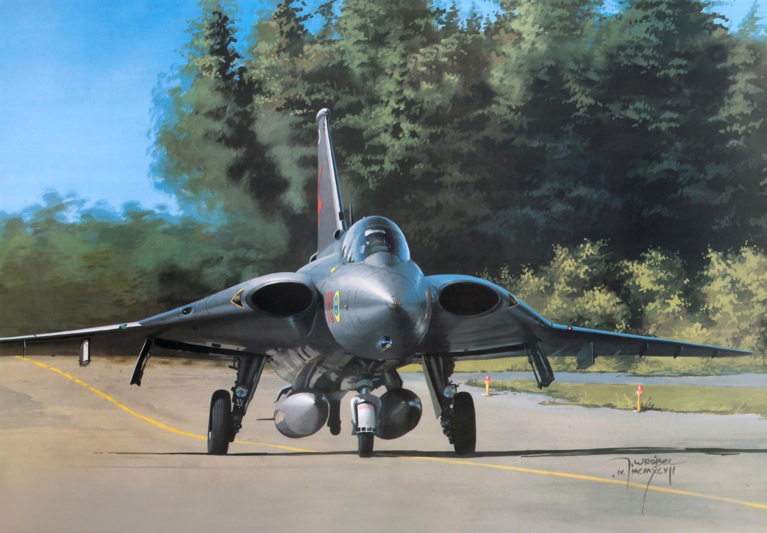 Saab 35 Draken Pics, Military Collection