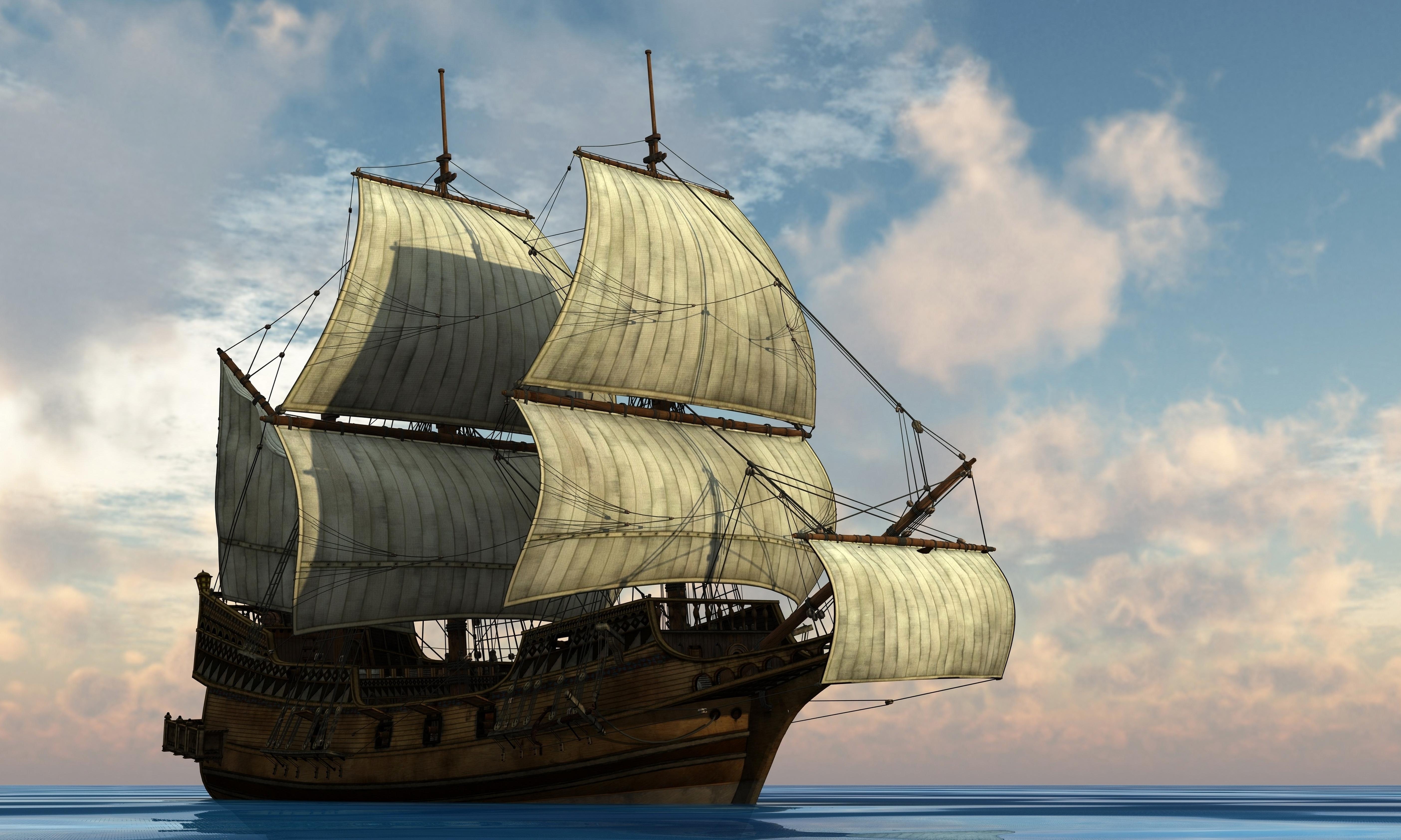 Sailing Ship High Quality Background on Wallpapers Vista
