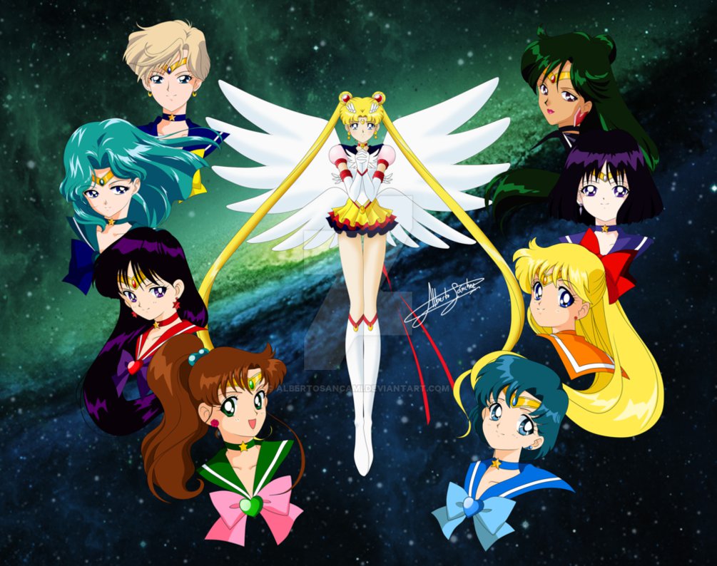 HQ Sailor Moon Stars Wallpapers | File 158.46Kb