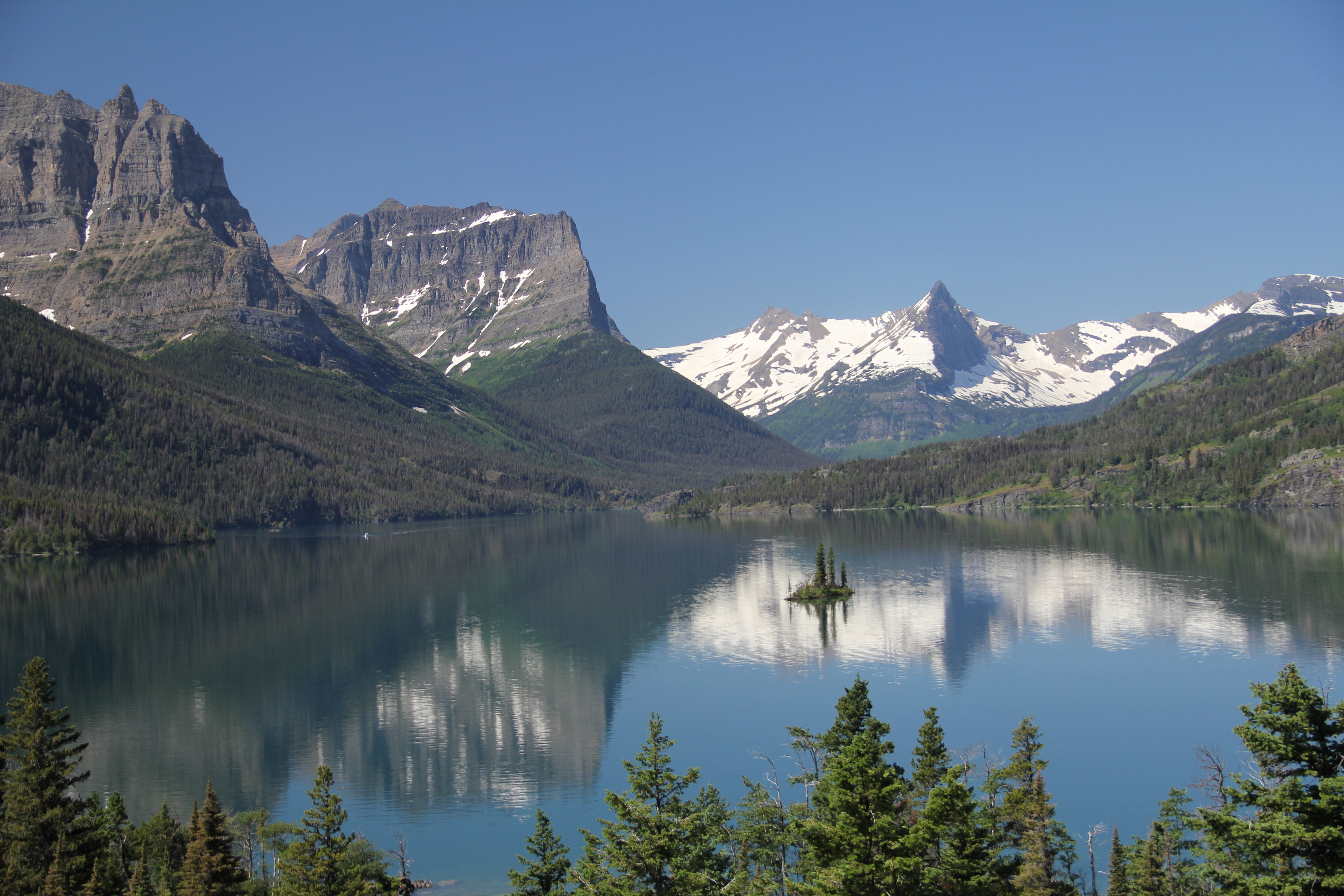 Saint Mary Lake High Quality Background on Wallpapers Vista