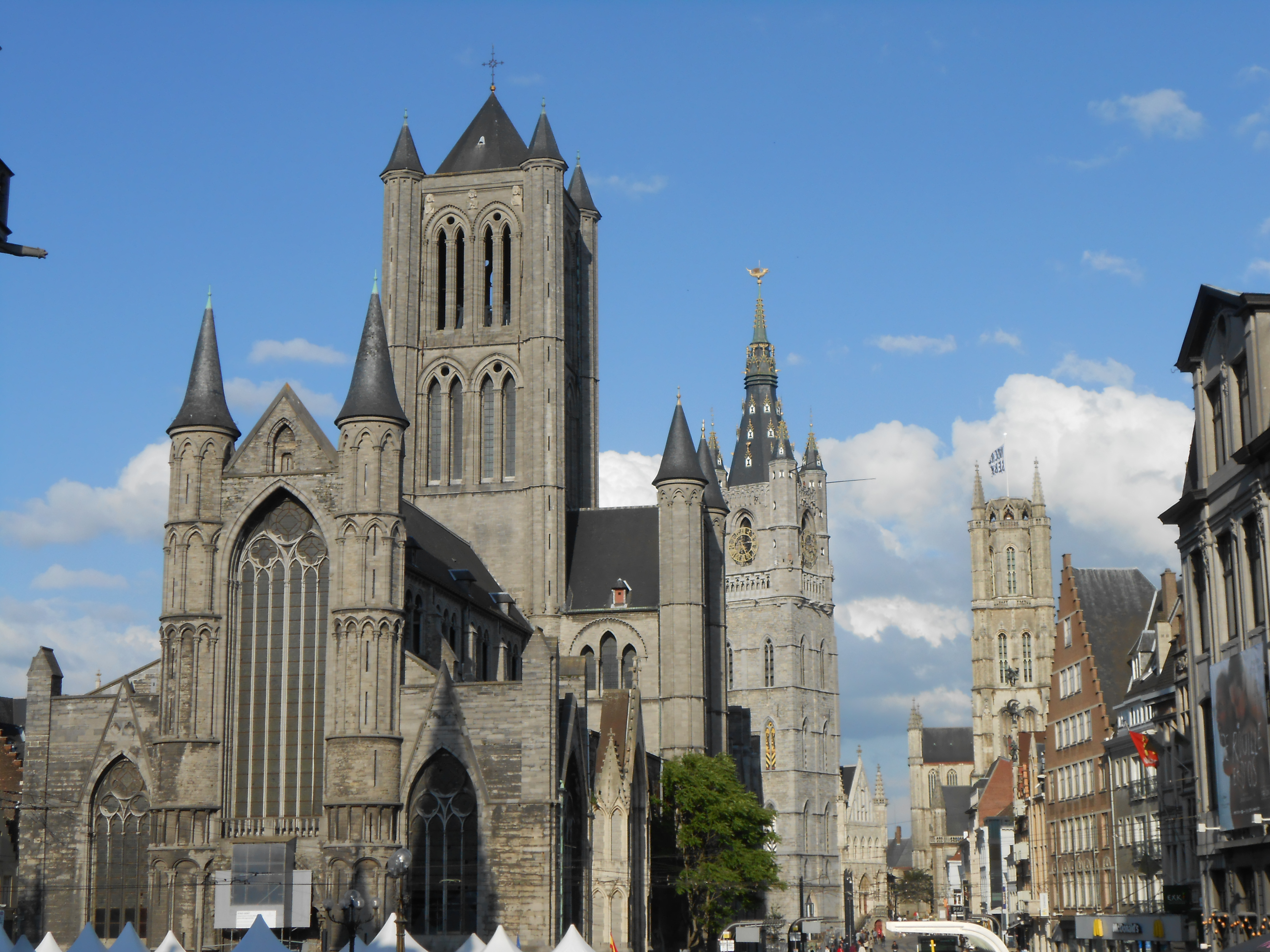 Saint Nicholas' Church, Ghent Backgrounds, Compatible - PC, Mobile, Gadgets| 4608x3456 px
