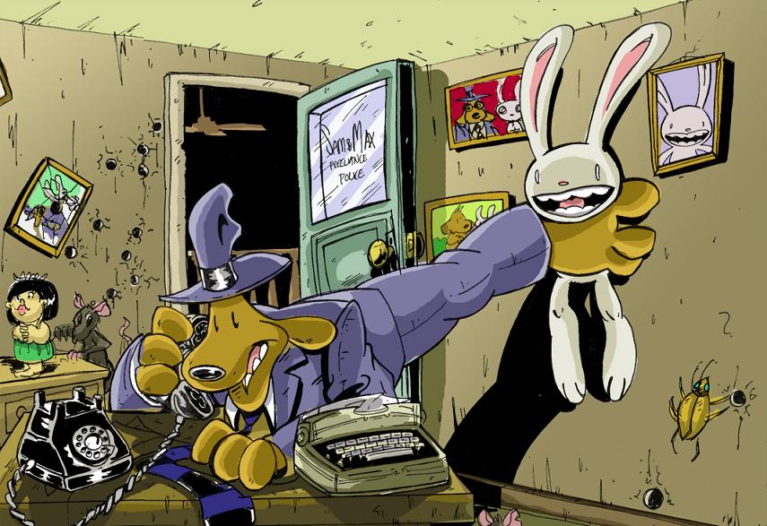 High Resolution Wallpaper | Sam & Max  855x587 px