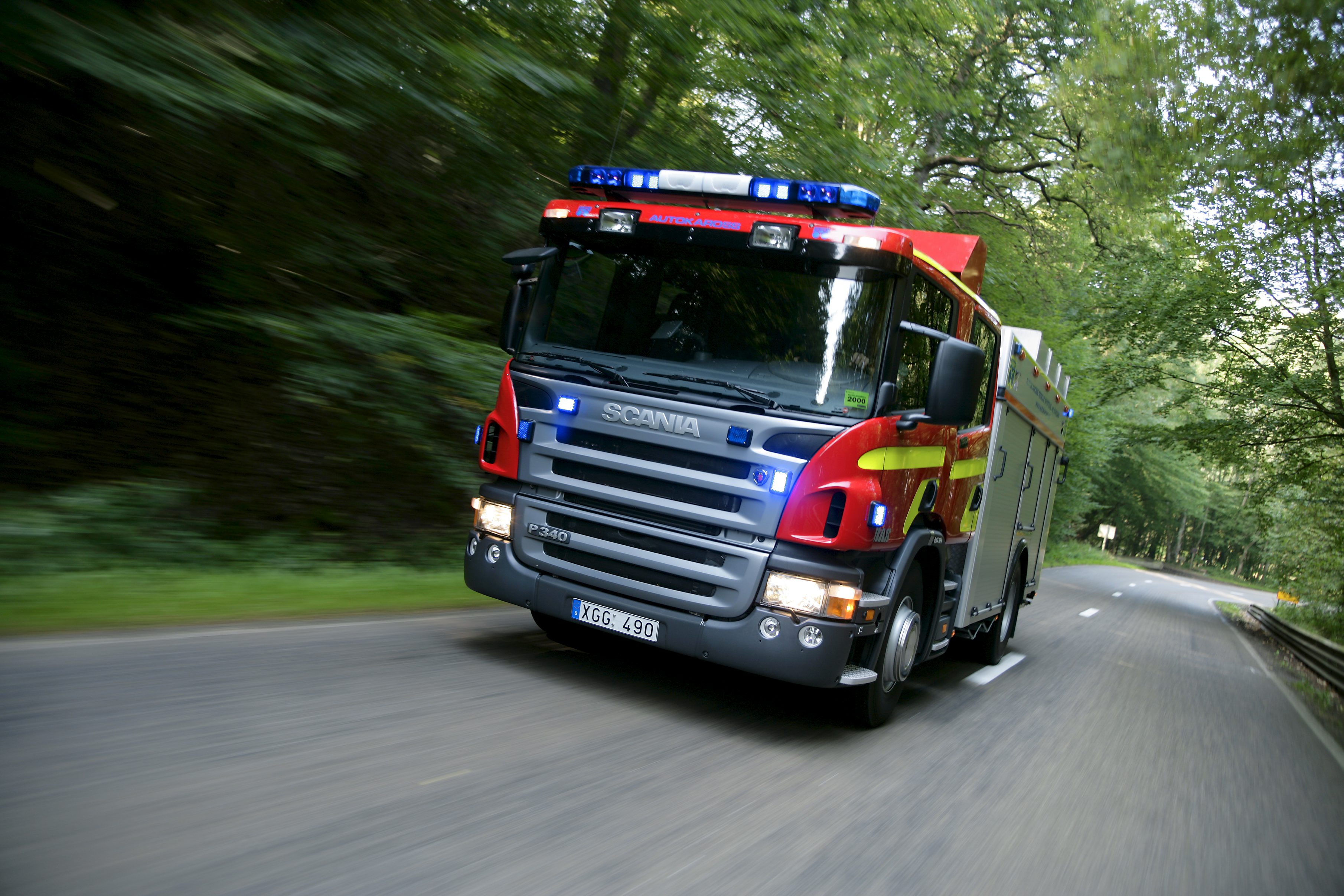 Nice wallpapers Scania Fire Truck 3620x2414px