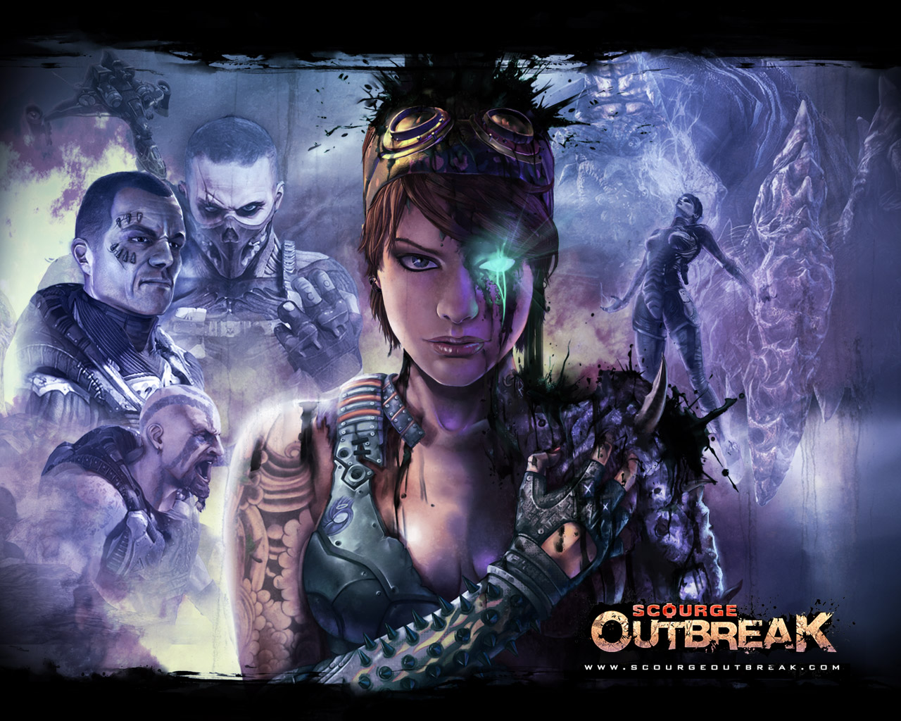 Scourge: Outbreak Backgrounds, Compatible - PC, Mobile, Gadgets| 1280x1024 px