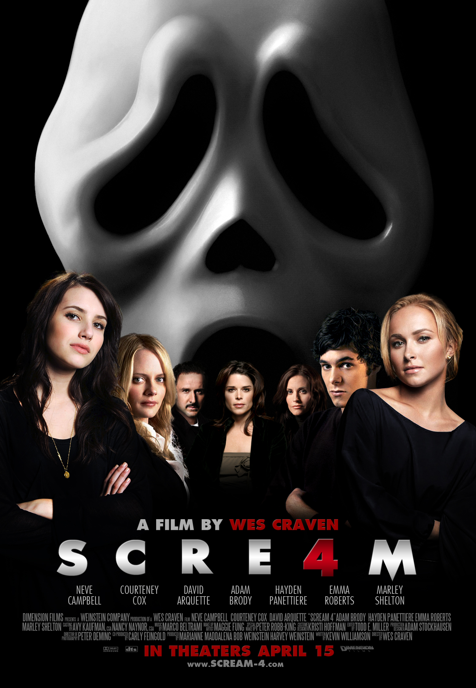 HD Quality Wallpaper | Collection: Movie, 1557x2250 Scream 4