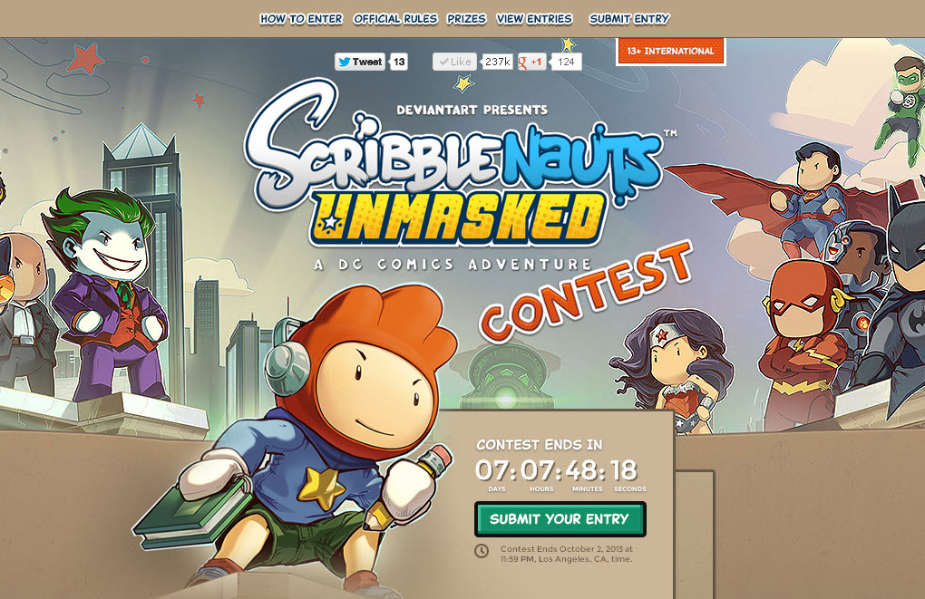 scribblenauts unmasked game online