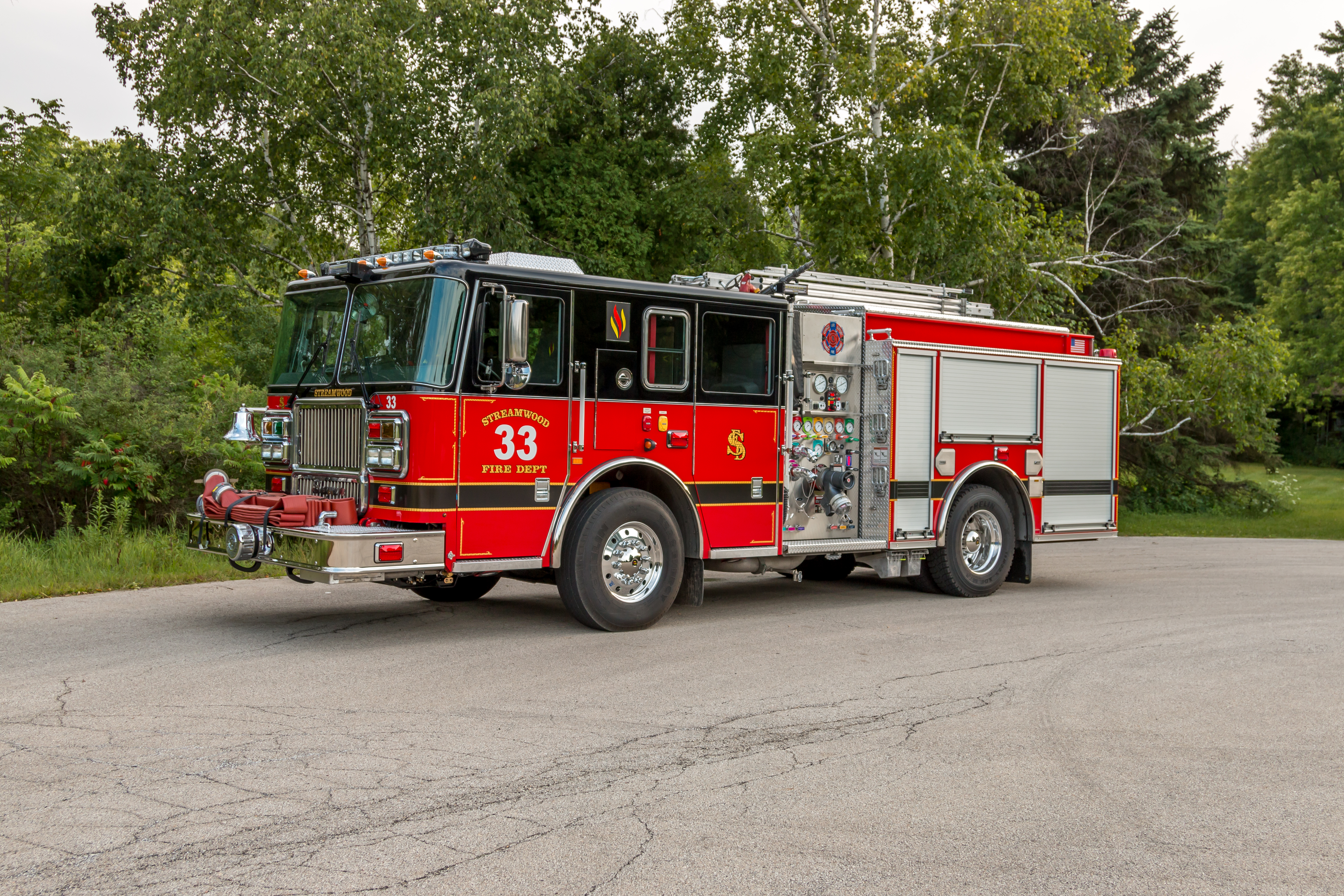 HD Quality Wallpaper | Collection: Vehicles, 5472x3648 Seagrave Fire Truck