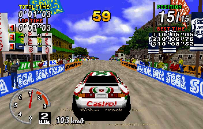 Nice Images Collection: Sega Rally Desktop Wallpapers