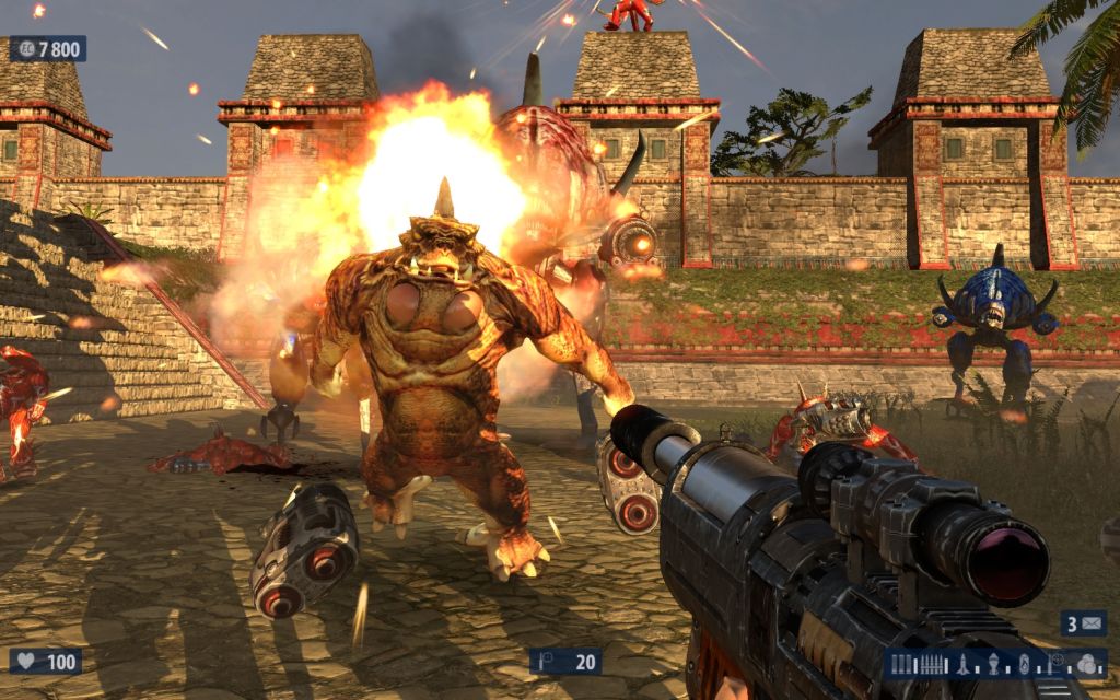 HD Quality Wallpaper | Collection: Video Game, 1024x640 Serious Sam