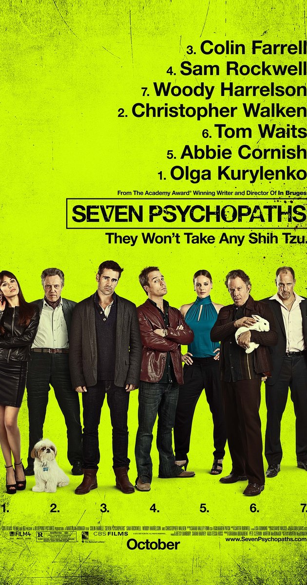 HD Quality Wallpaper | Collection: Movie, 630x1200 Seven Psychopaths