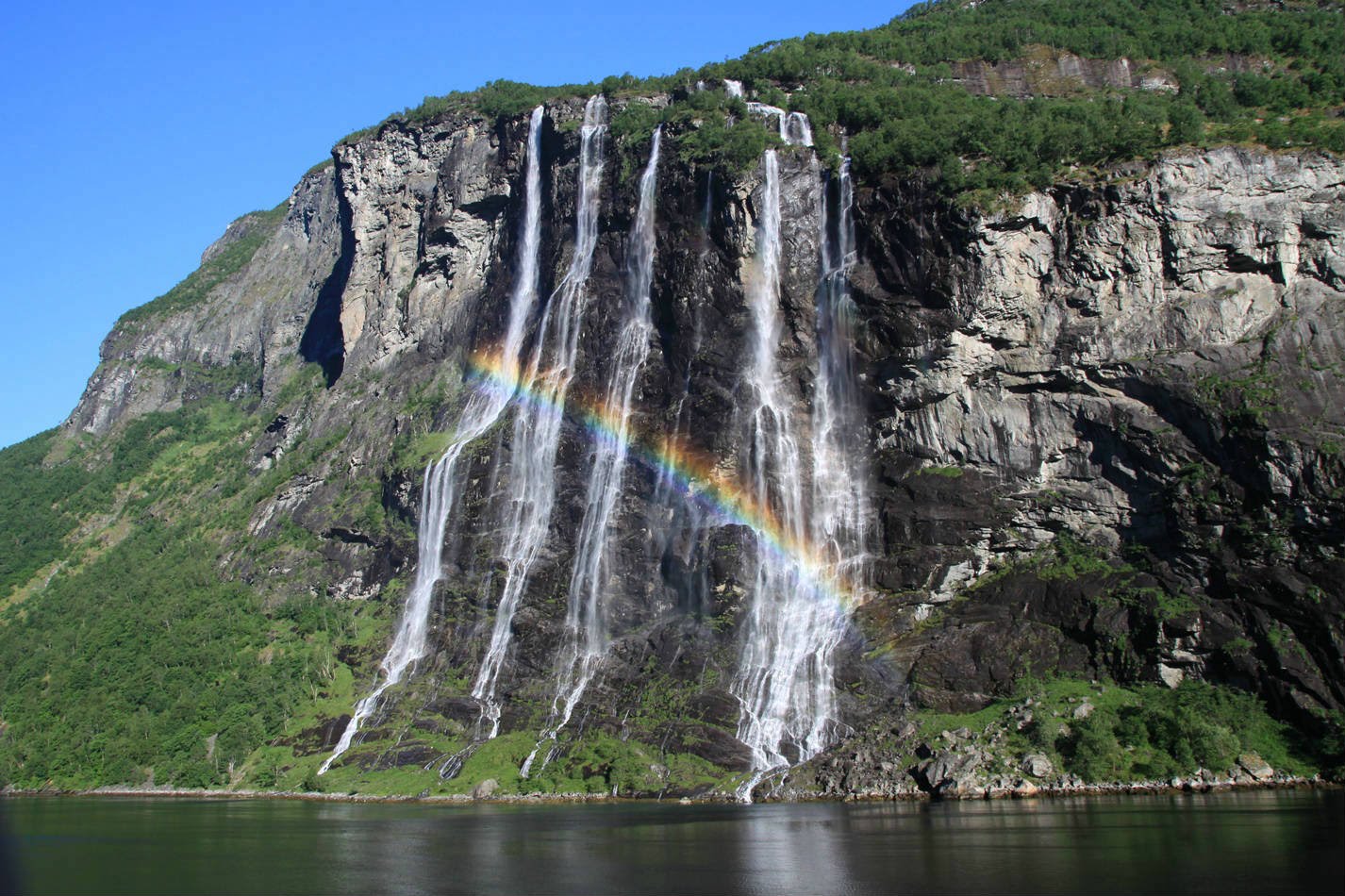 Amazing Seven Sisters Waterfall, Norway Pictures & Backgrounds
