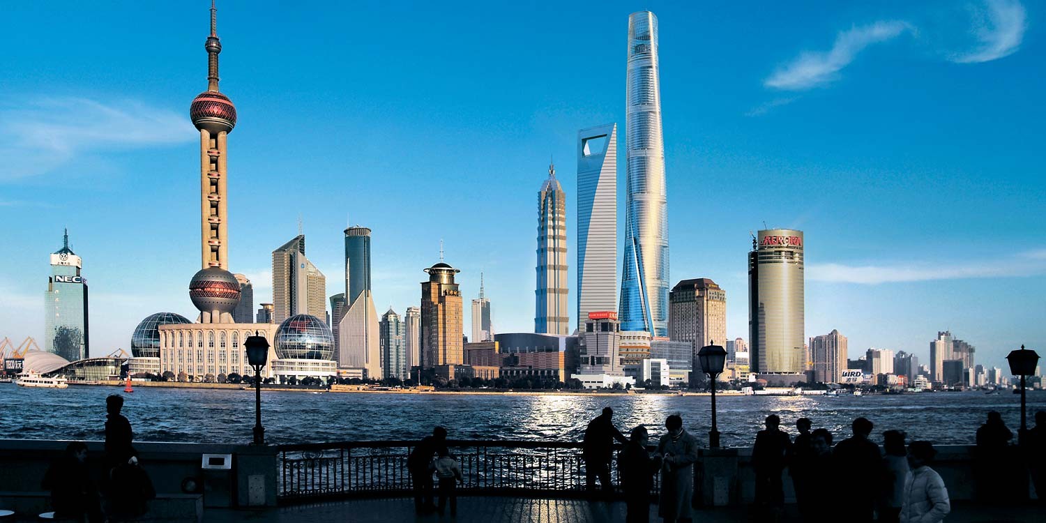 HD Quality Wallpaper | Collection: Man Made, 1500x750 Shanghai