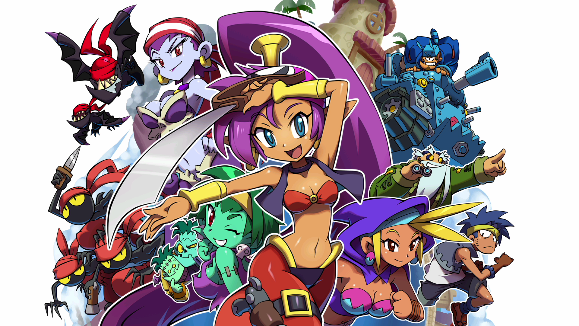 Shantae And The Pirate's Curse Backgrounds, Compatible - PC, Mobile, Gadgets| 1920x1080 px