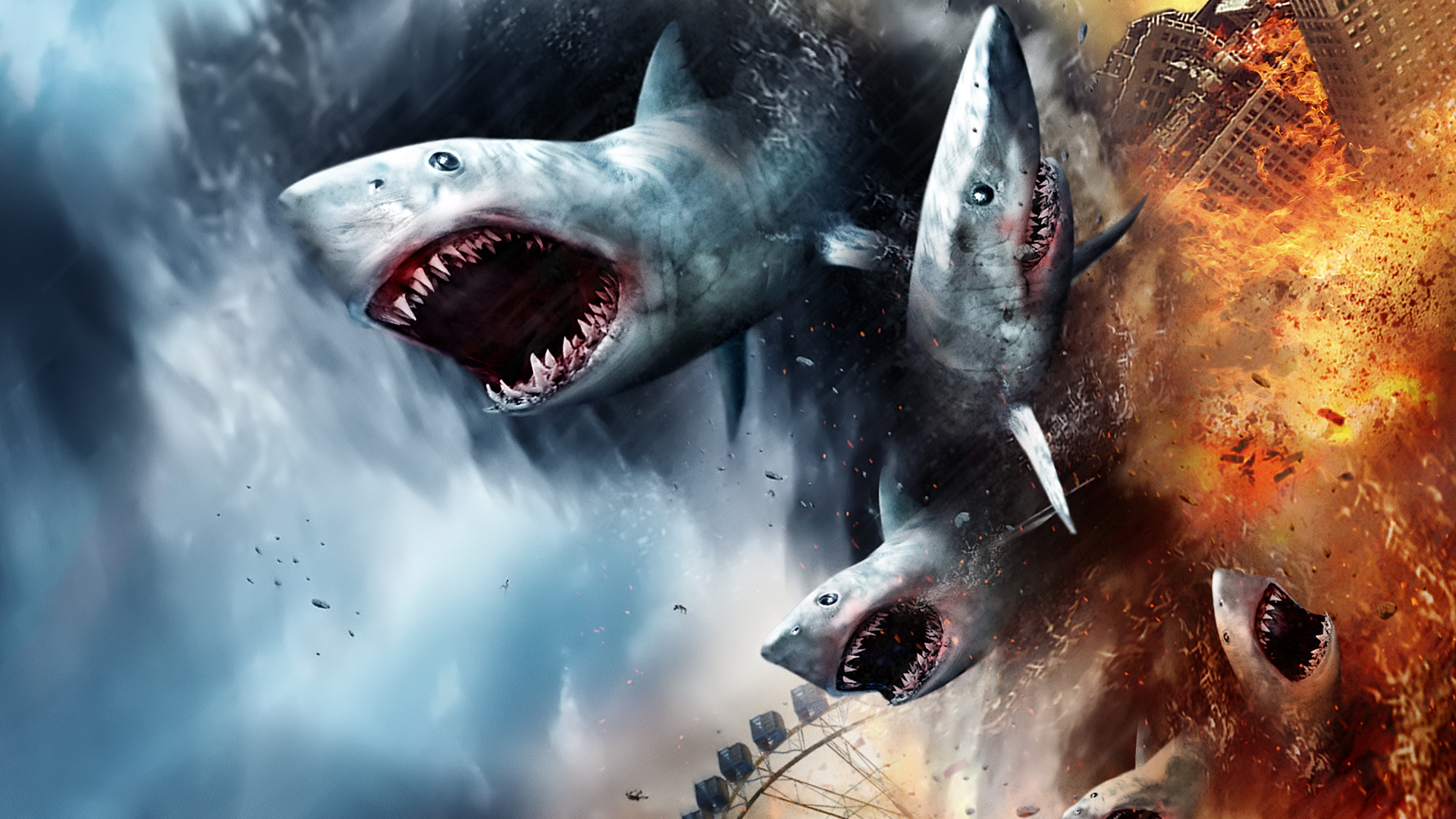 HD Quality Wallpaper | Collection: Movie, 1920x1080 Sharknado