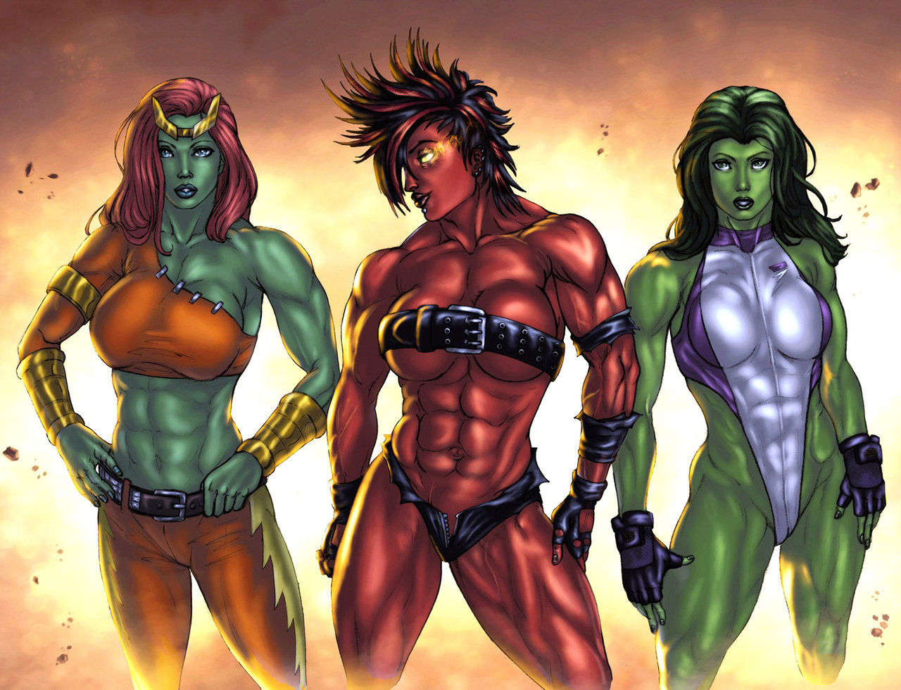 Comics She-Hulk (Lyra) HD Wallpapers. 