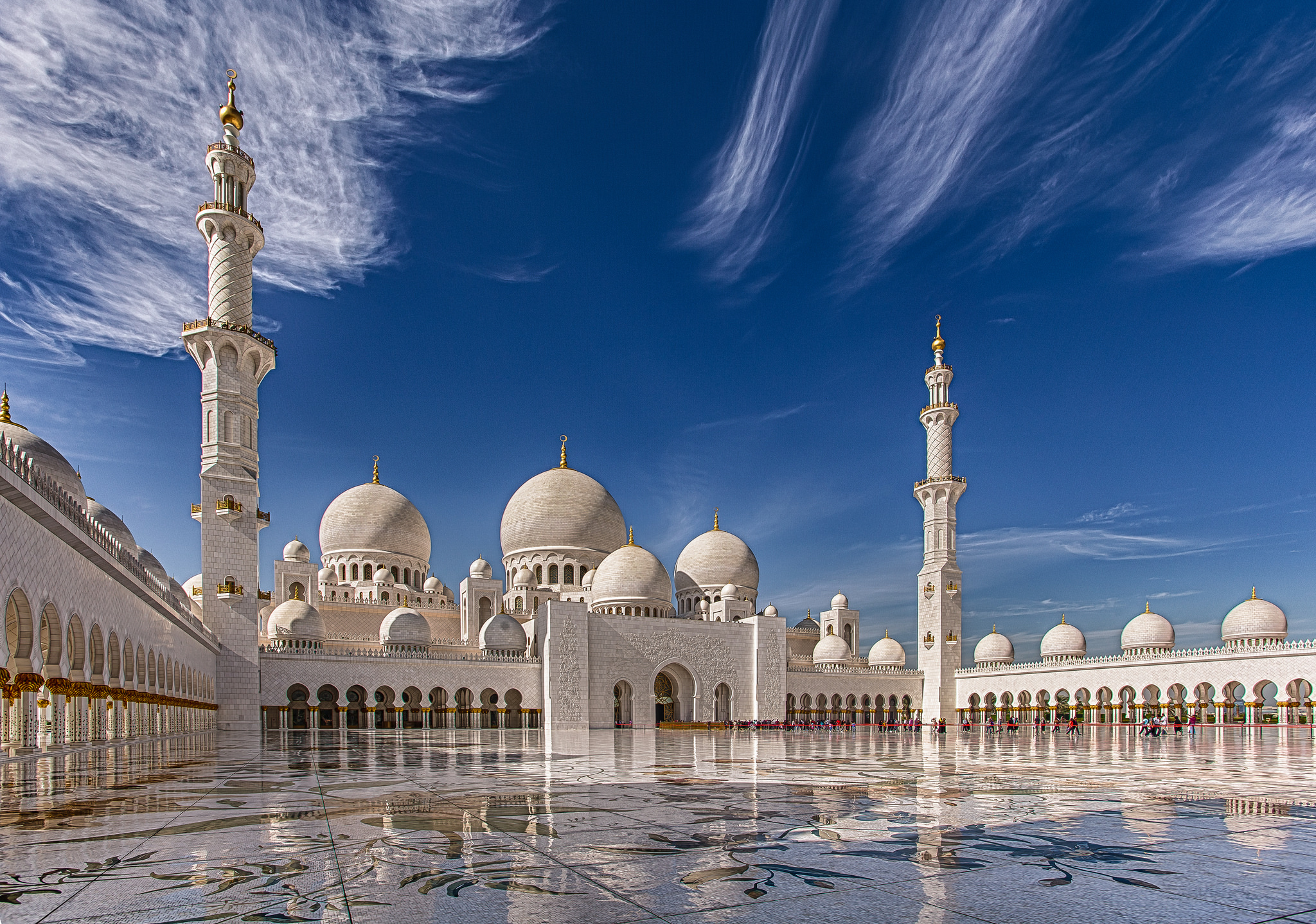 HD Quality Wallpaper | Collection: Religious, 2048x1438 Sheikh Zayed Grand Mosque