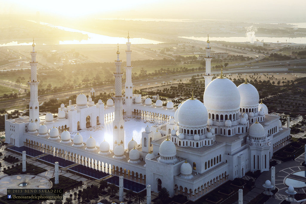 Sheikh Zayed Grand Mosque Backgrounds, Compatible - PC, Mobile, Gadgets| 1024x683 px