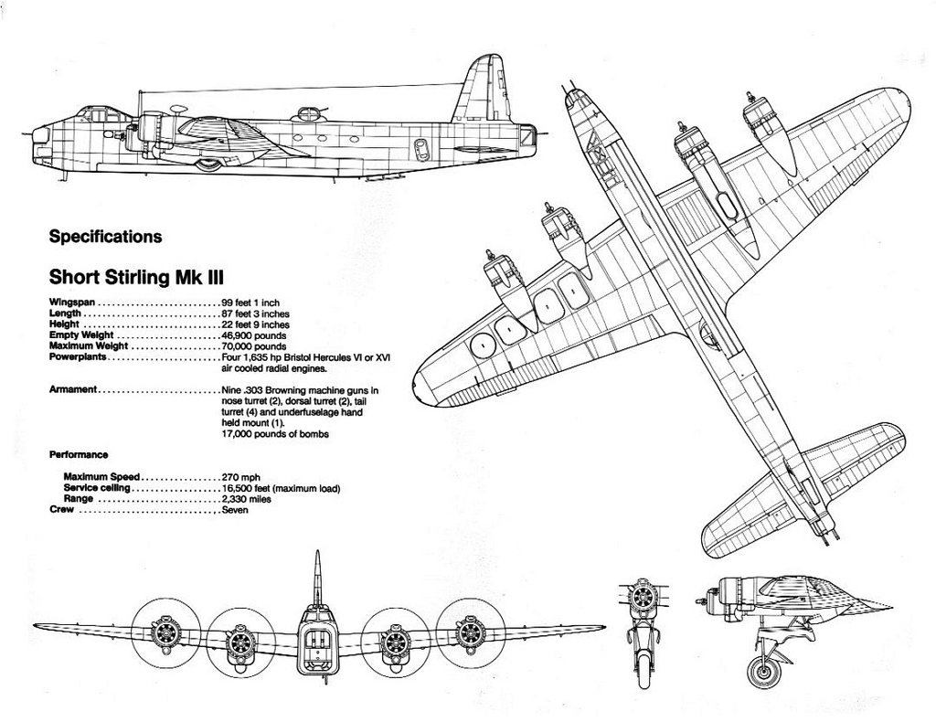 1024x790 > Short Stirling Wallpapers