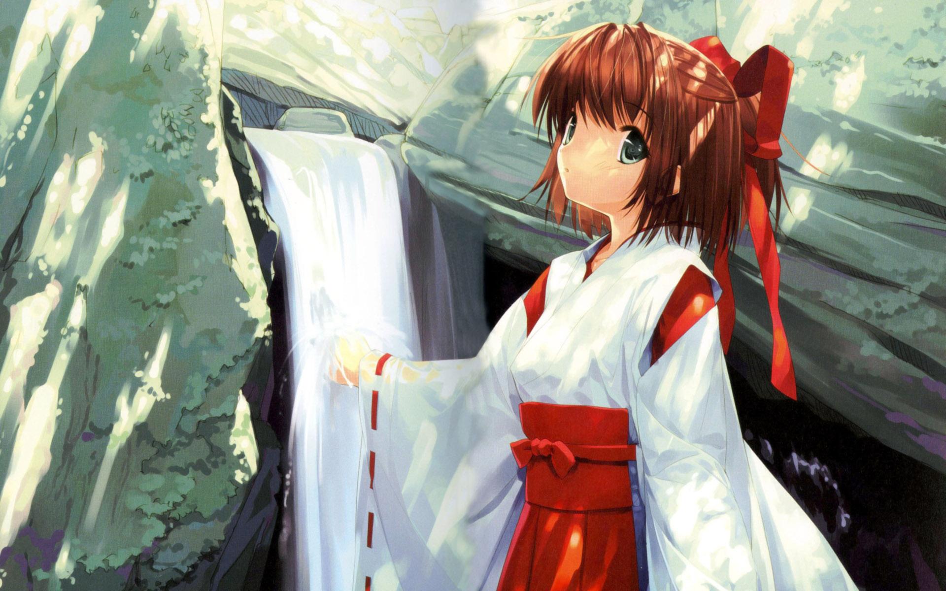 Nice Images Collection: Shrine Maiden Desktop Wallpapers