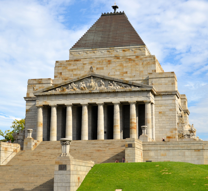 HD Quality Wallpaper | Collection: Man Made, 730x669 Shrine Of Remembrance