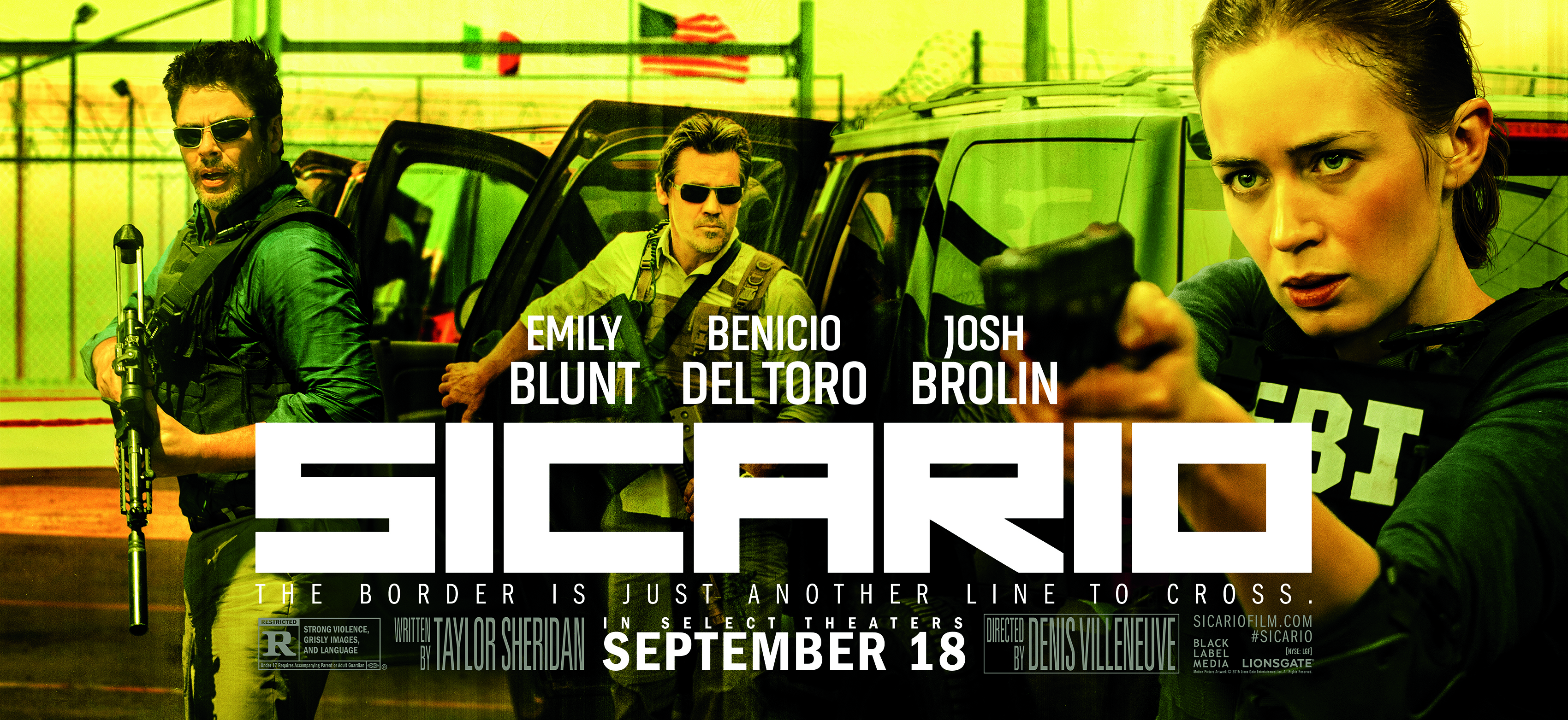 Nice wallpapers Sicario 3400x1563px