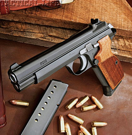 Sig Sauer P210 Pistol Backgrounds, Compatible - PC, Mobile, Gadgets| 425x437 px