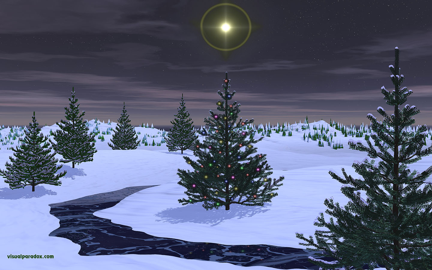 Silent Night Backgrounds, Compatible - PC, Mobile, Gadgets| 1440x900 px