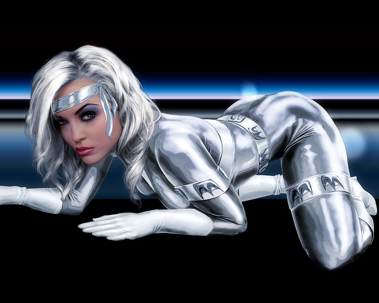 Nice Images Collection: Silver Sable Desktop Wallpapers