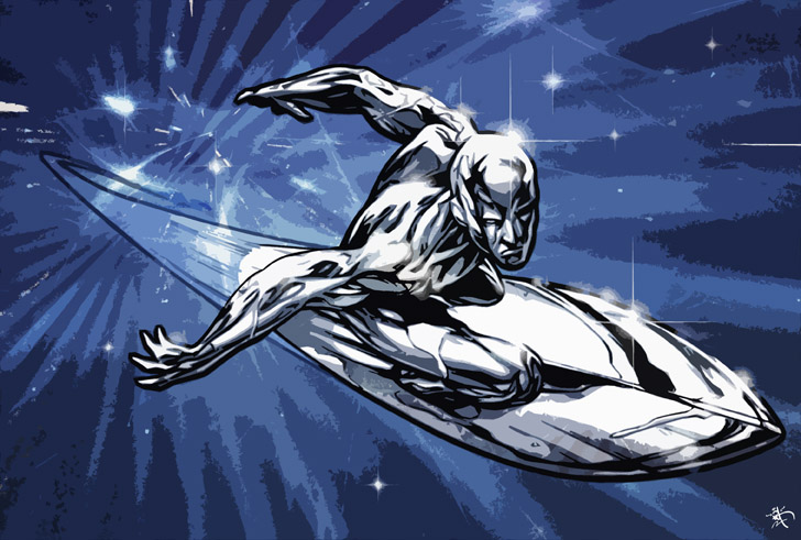 HD Quality Wallpaper | Collection: Comics, 728x491 Silver Surfer