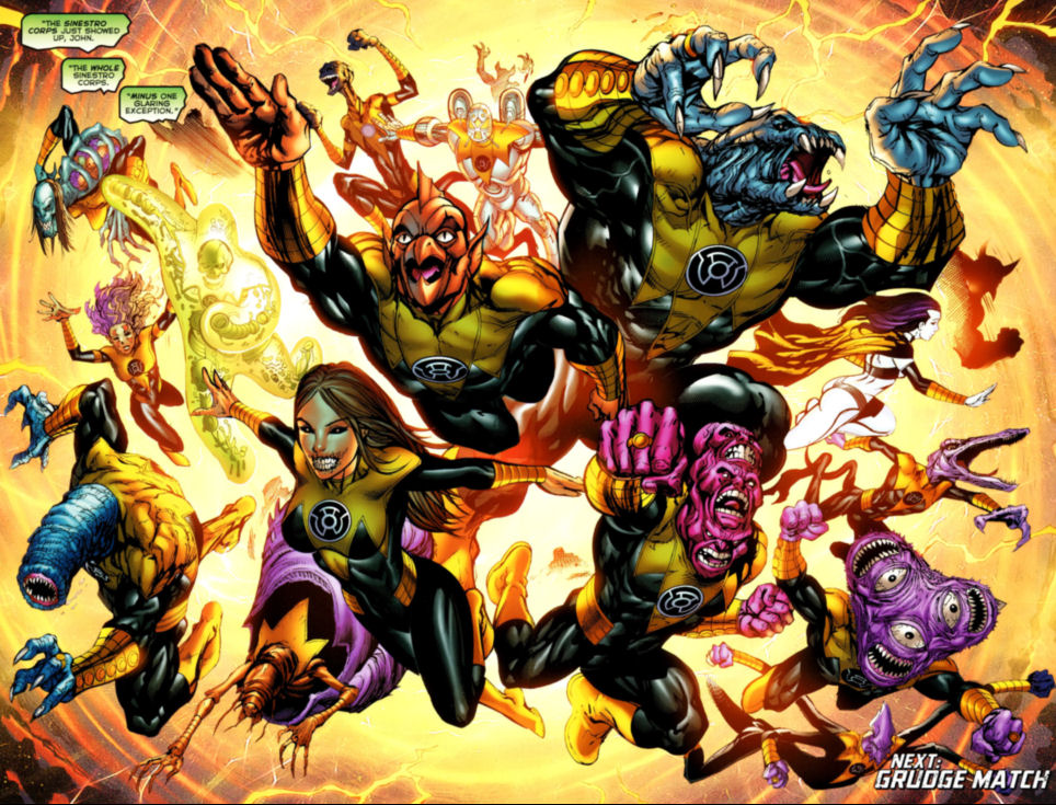 Nice Images Collection: Sinestro Corps Desktop Wallpapers