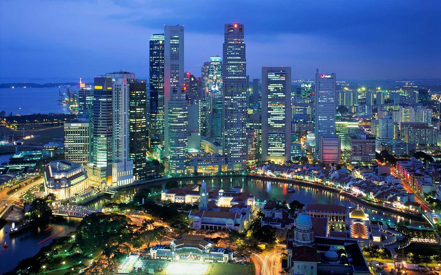 Singapore Backgrounds, Compatible - PC, Mobile, Gadgets| 1440x900 px