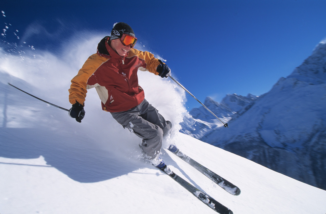 Skiing Backgrounds, Compatible - PC, Mobile, Gadgets| 1280x841 px