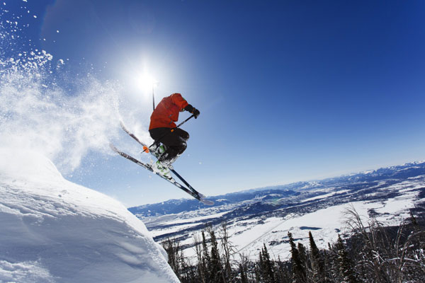Skiing High Quality Background on Wallpapers Vista