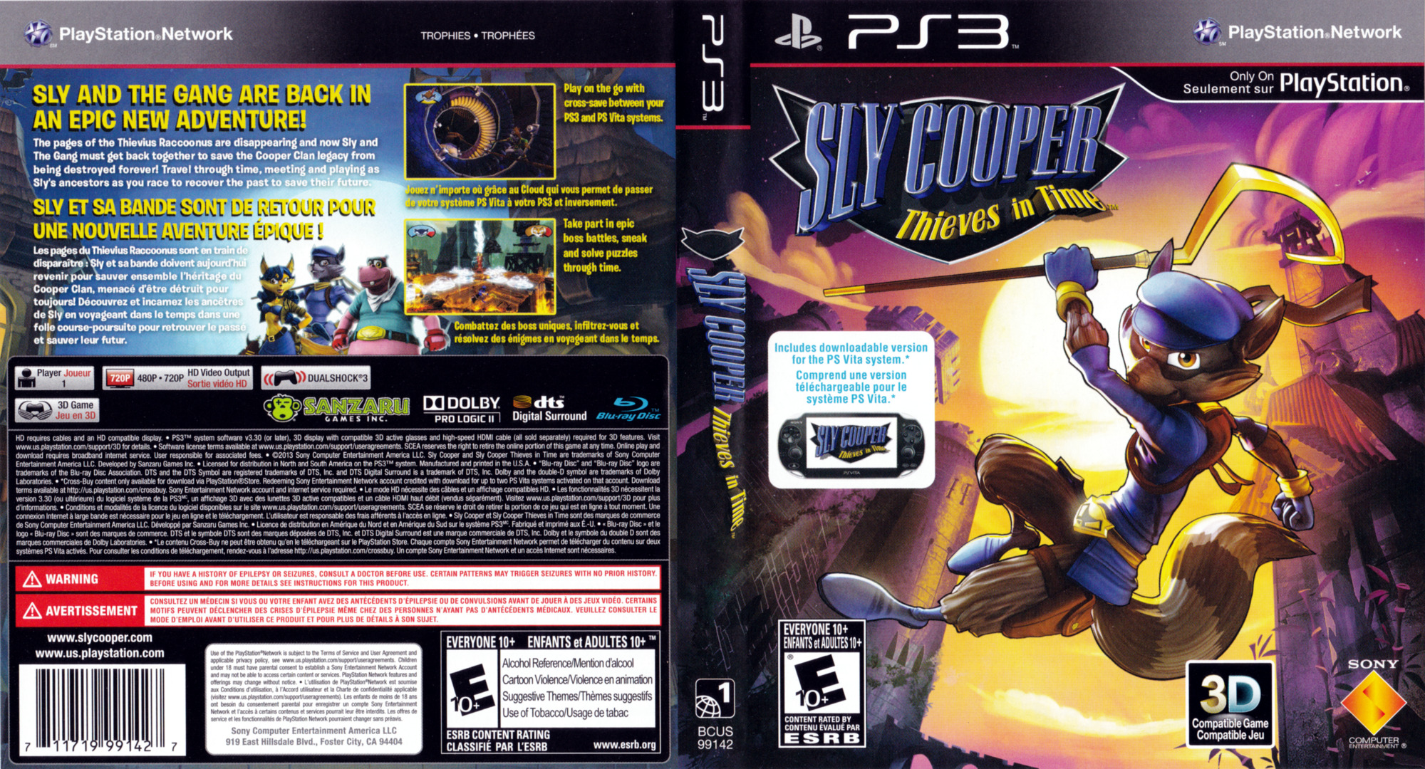 High Resolution Wallpaper | Sly Cooper: Thieves In Time 2000x1080 px