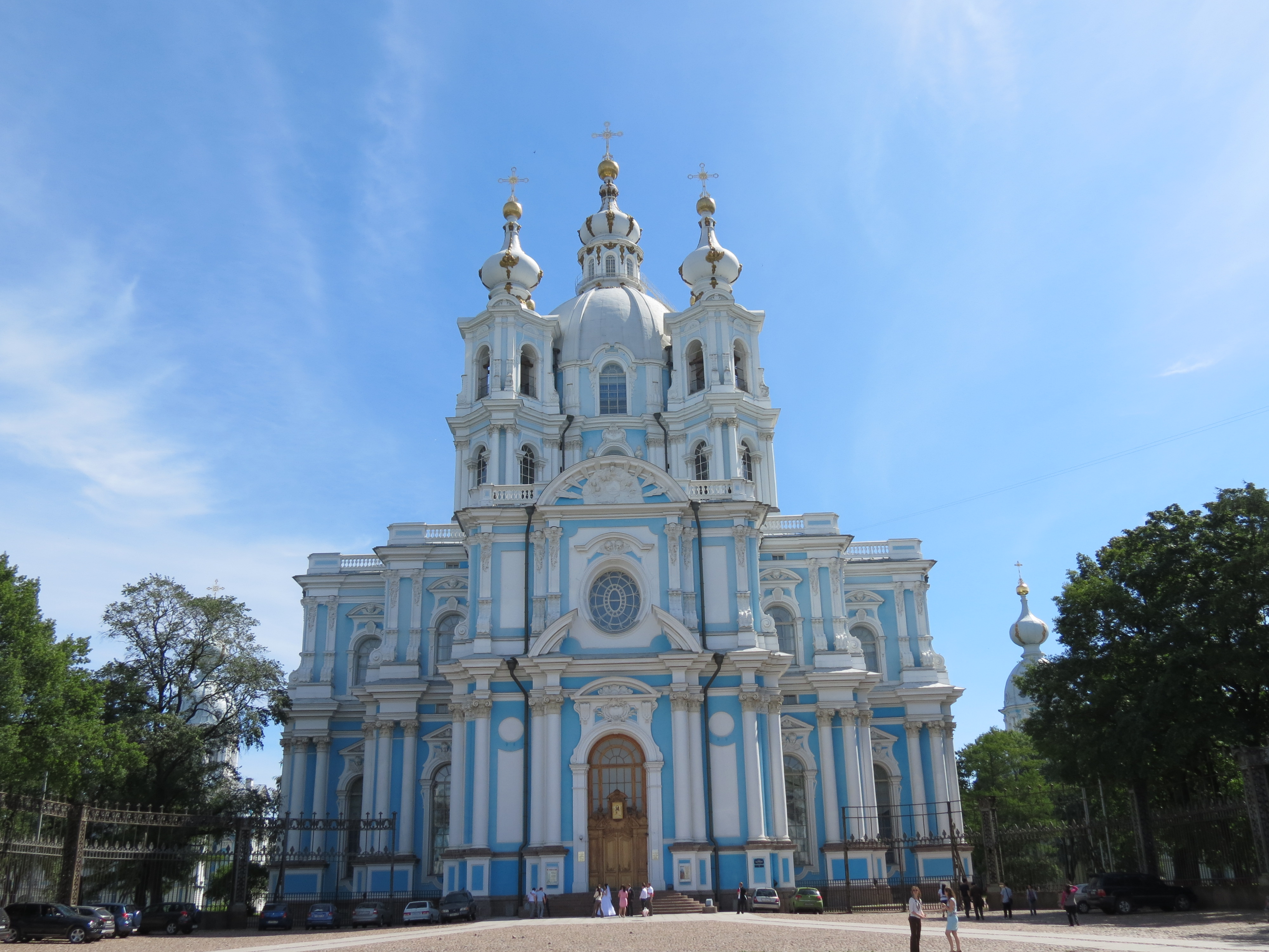 High Resolution Wallpaper | Smolny Cathedral 4000x3000 px