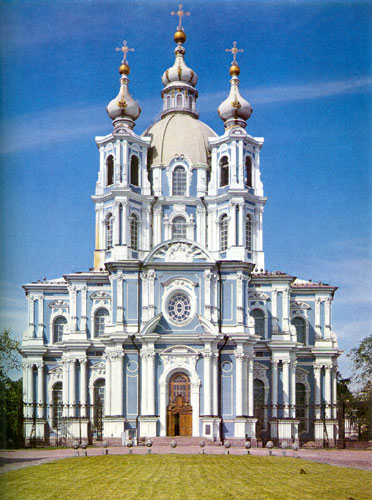 Smolny Cathedral Backgrounds, Compatible - PC, Mobile, Gadgets| 372x500 px