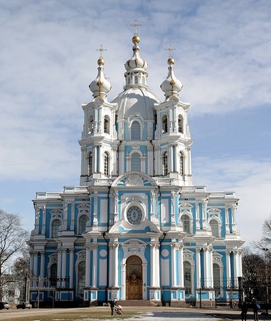 HD Quality Wallpaper | Collection: Religious, 381x450 Smolny Cathedral