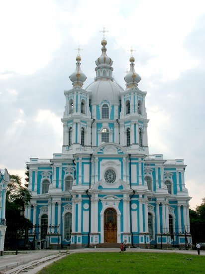 High Resolution Wallpaper | Smolny Cathedral 412x550 px