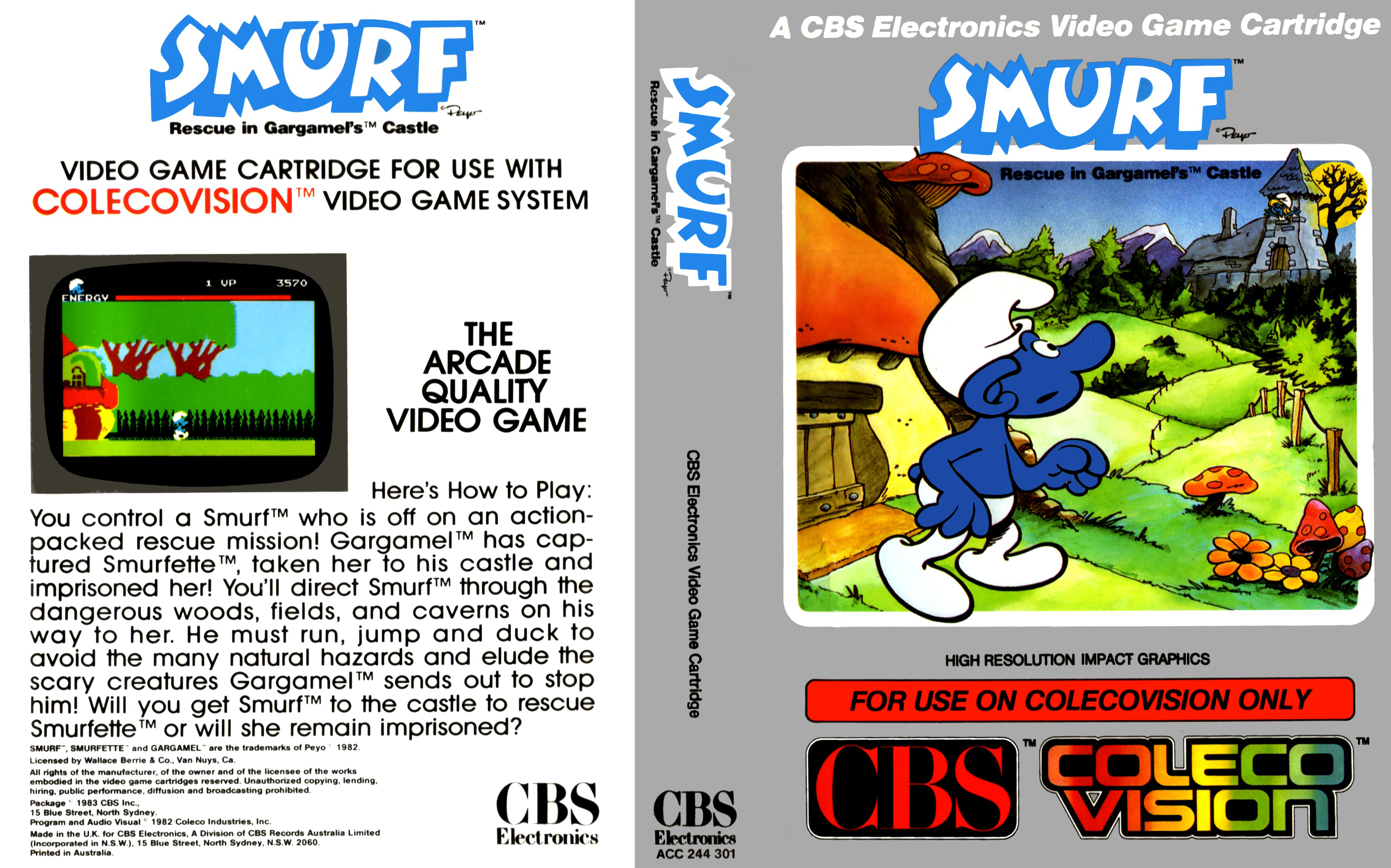 Smurf: Rescue In Gargamel's Castle High Quality Background on Wallpapers Vista