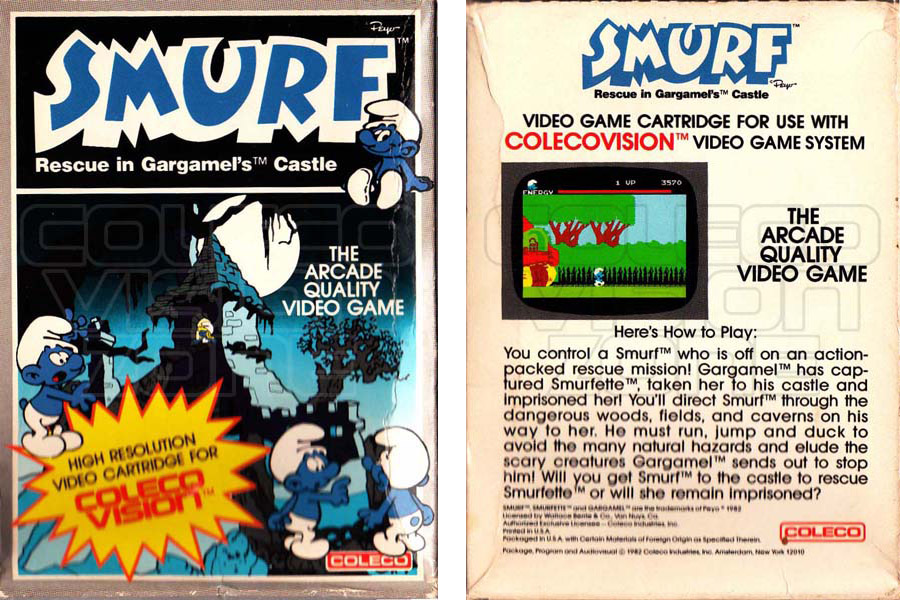 Smurf: Rescue In Gargamel's Castle Pics, Video Game Collection