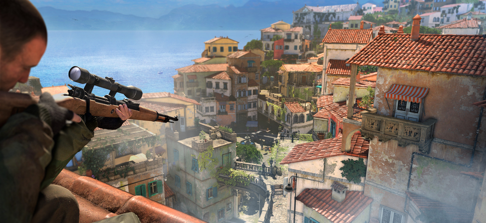 HD Quality Wallpaper | Collection: Video Game, 970x445 Sniper Elite 4