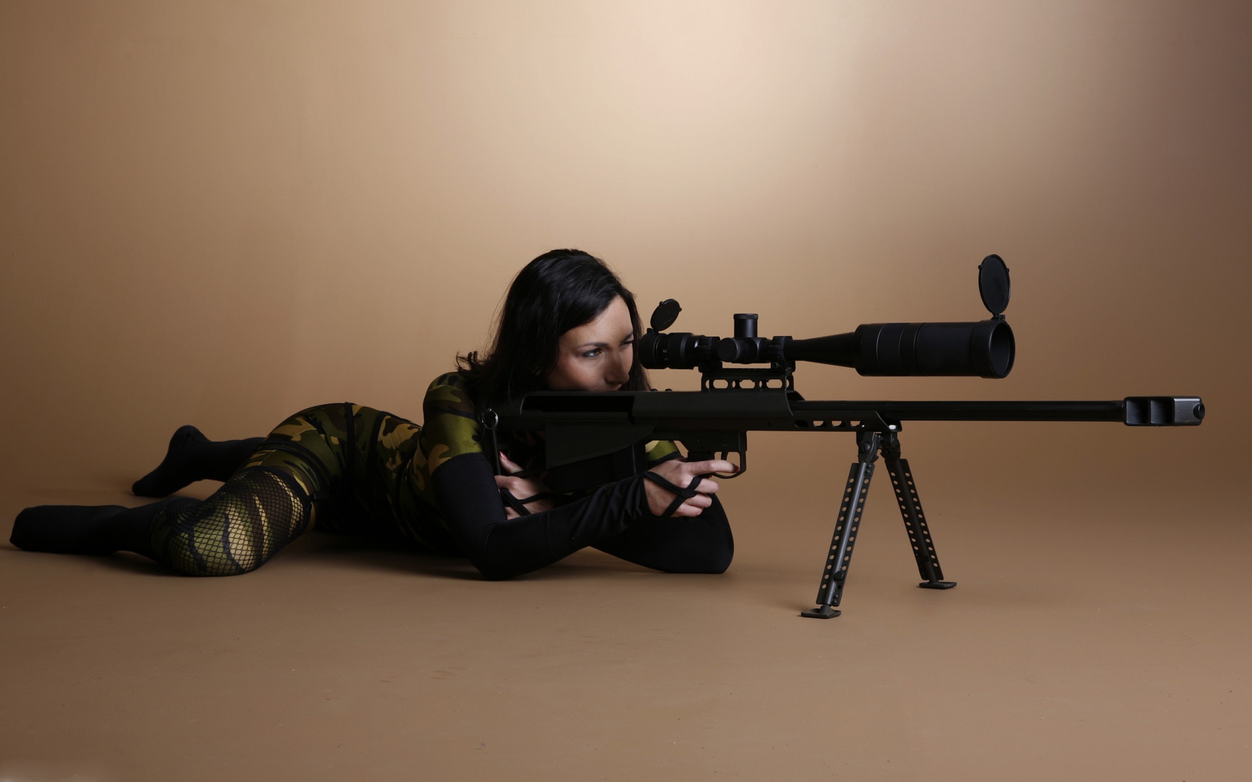 Sniper Girl Backgrounds, Compatible - PC, Mobile, Gadgets| 2560x1600 px