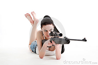 Nice wallpapers Sniper Girl 400x267px