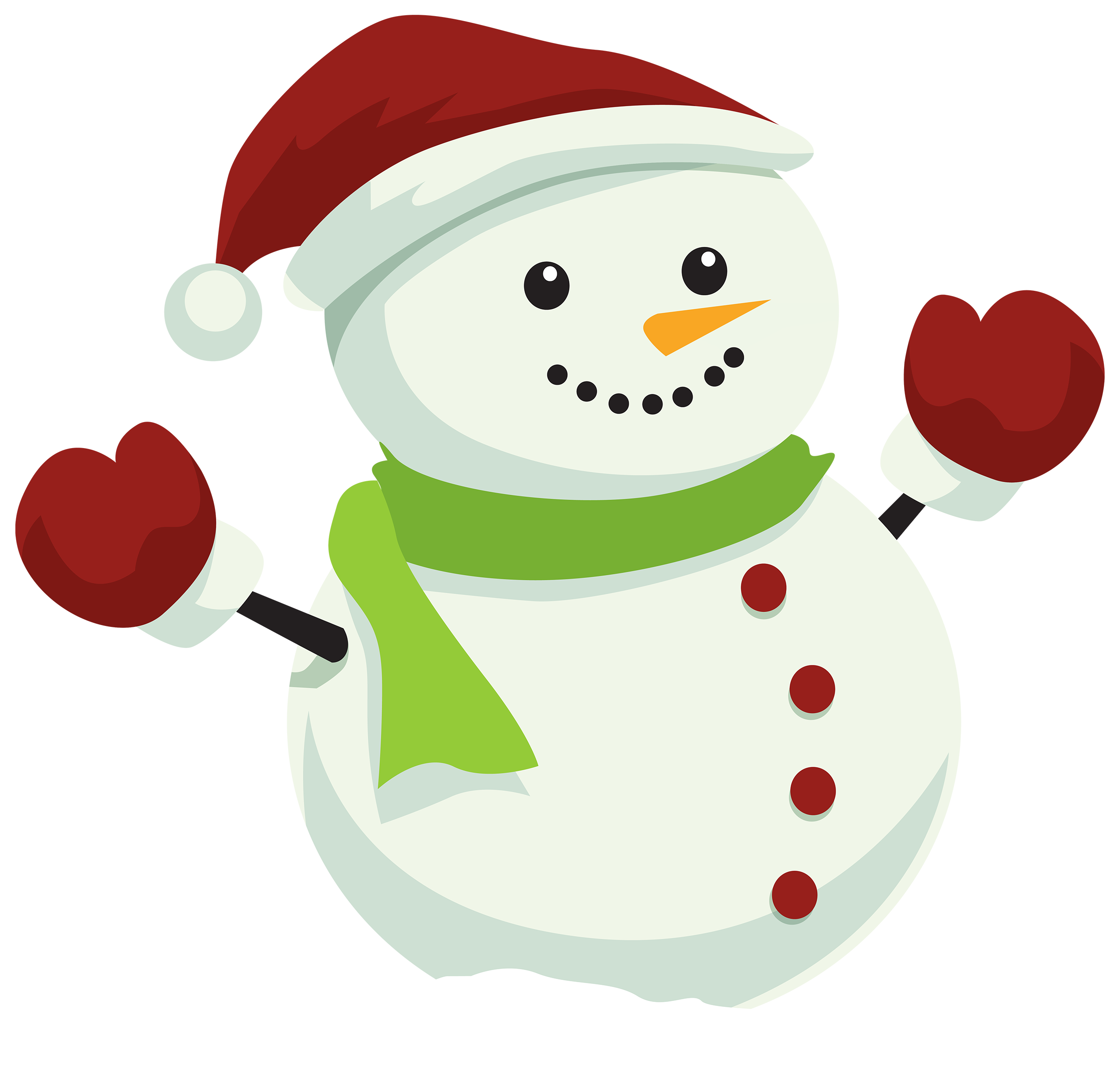 HD Quality Wallpaper | Collection: Artistic, 2500x2408 Snowman