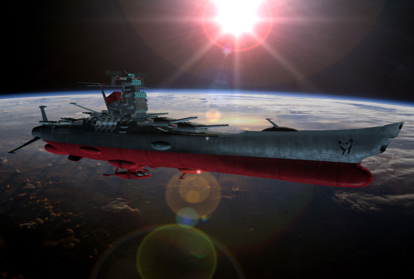 High Resolution Wallpaper | Space Battleship Yamato 1440x972 px