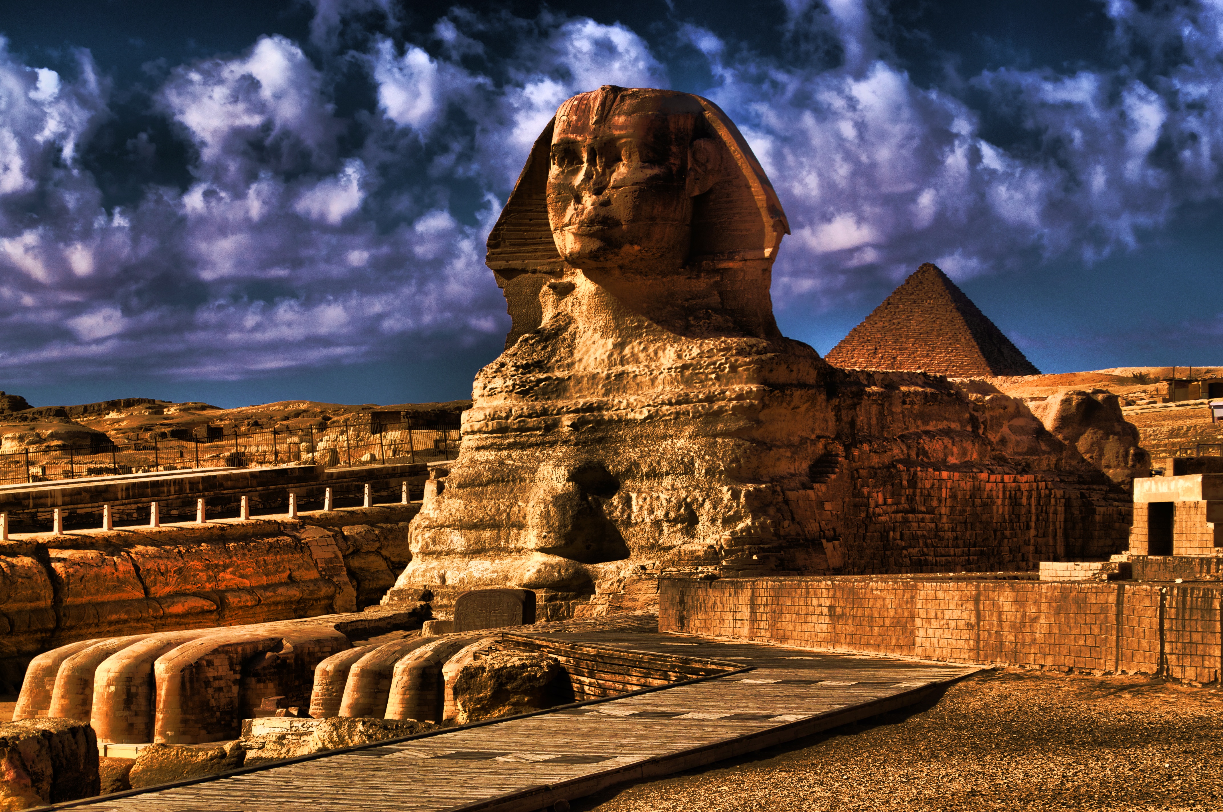 HD Quality Wallpaper | Collection: Man Made, 4288x2848 Sphinx